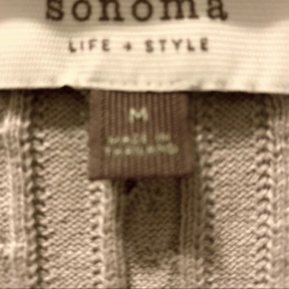 NWOT Sonoma Tan Sweater - Picture 5 of 7